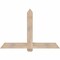 Ekena Millwork Eugene Smooth Timber Gable Bracket, Douglas Fir, 60"W x 40"H x 5 1/2"D x 5 1/2"F, 16/12 Pitch GBW060X40X0606EUG00SDF - alternate 1